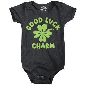Good Luck Charm Baby Bodysuit Funny Sarcastic St Patricks Day Jumper For Infants